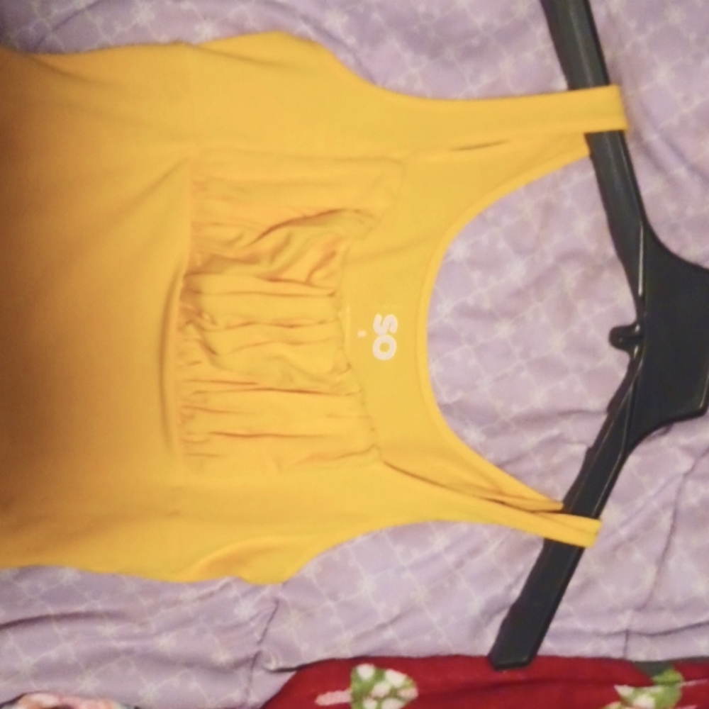 SO Yellow Gold Crop Top